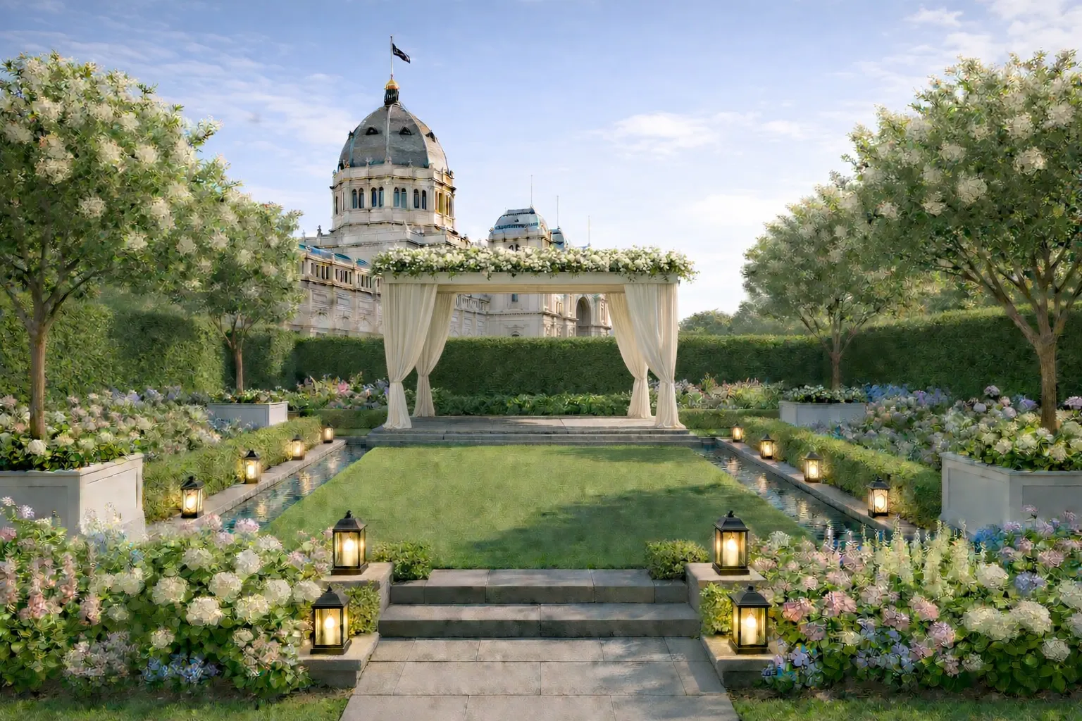 2026 Wedding Garden Concept Render