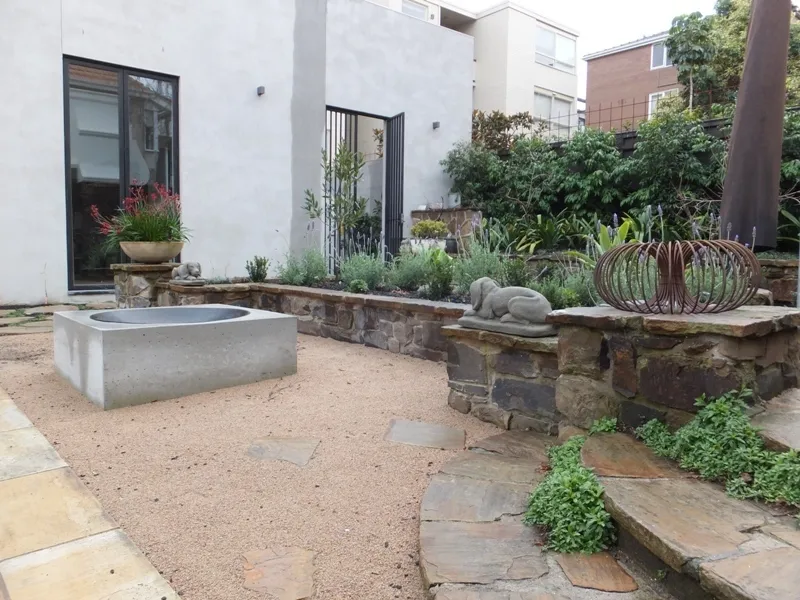 Fire Pit And Statues 1471