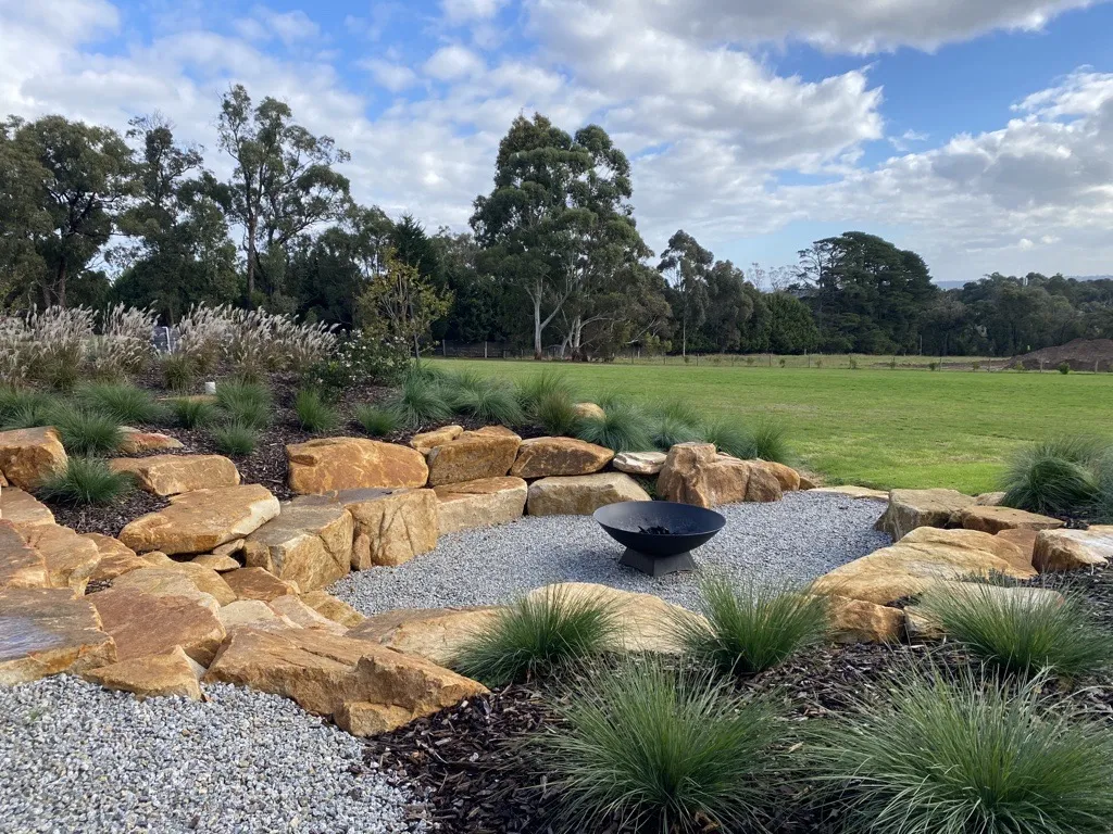 Fire pit gravel
