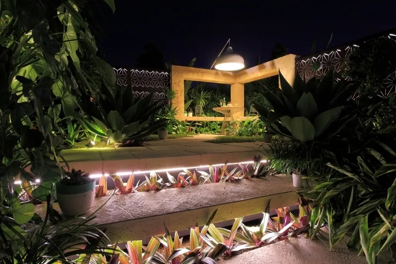 Garden At Night 1500