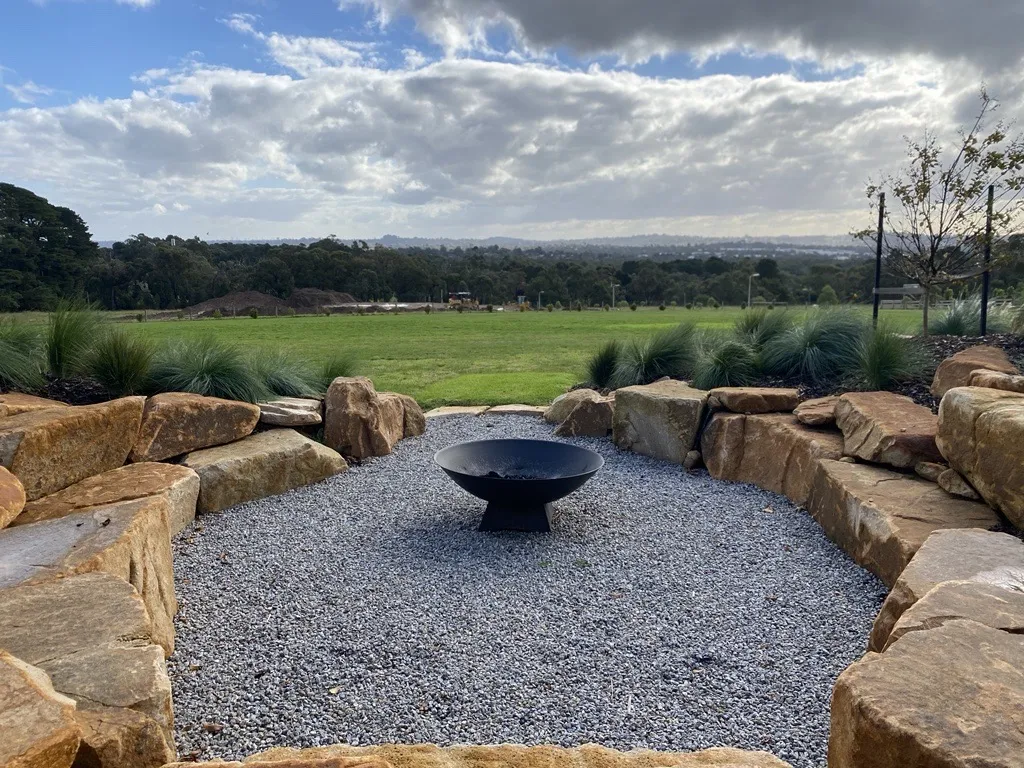Gravel outdoor area