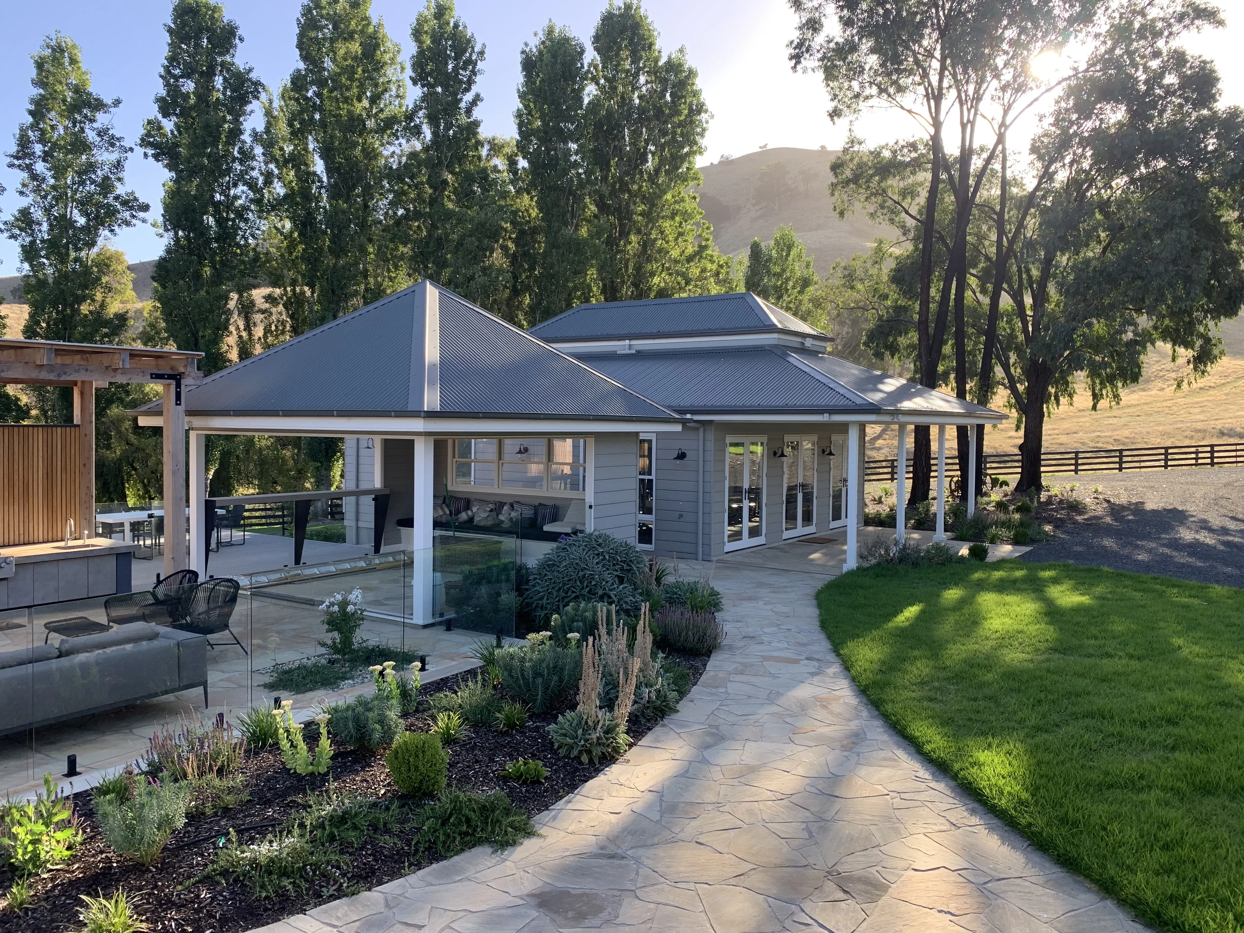 Path to pavilion