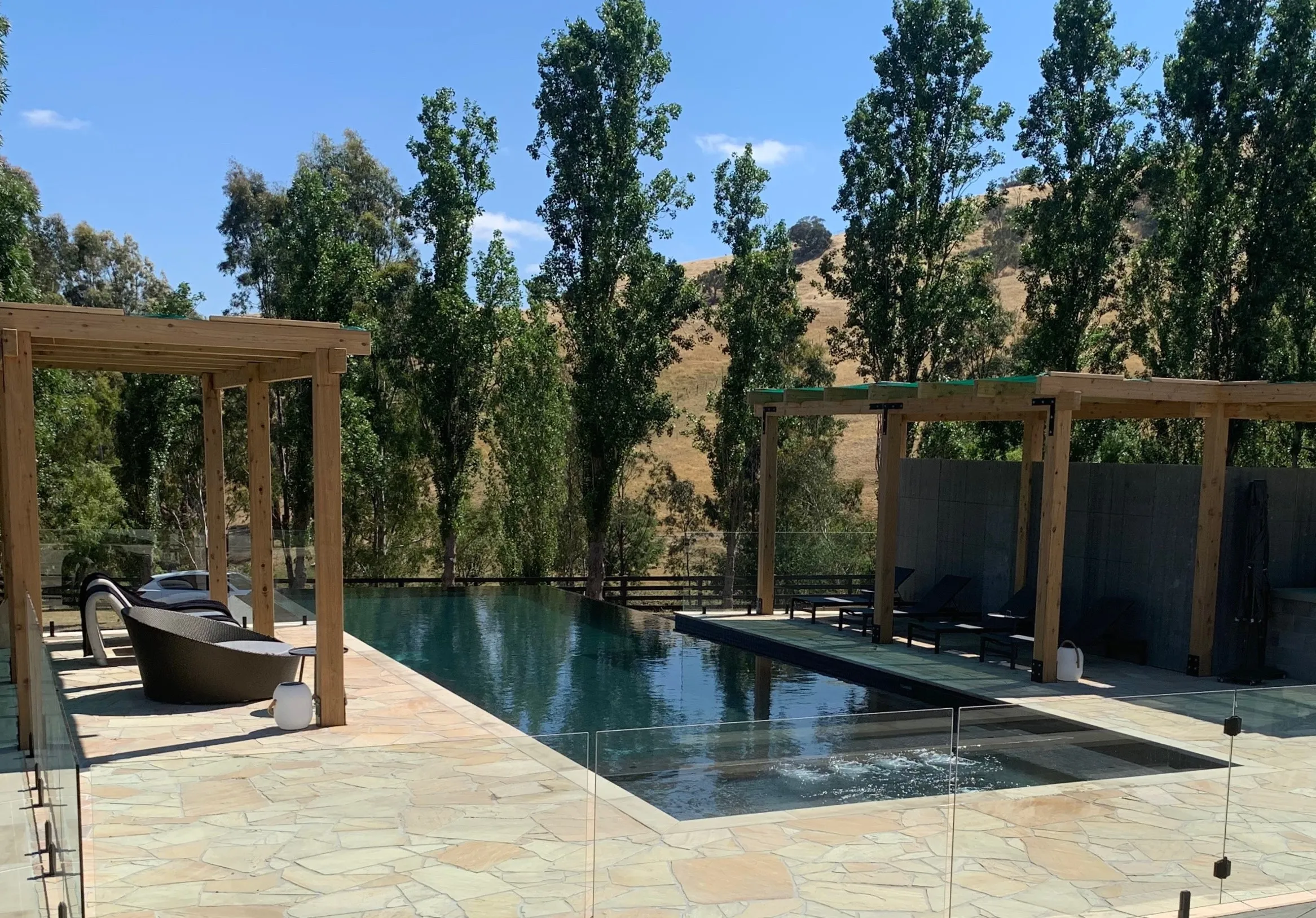 Poolside Pergolas