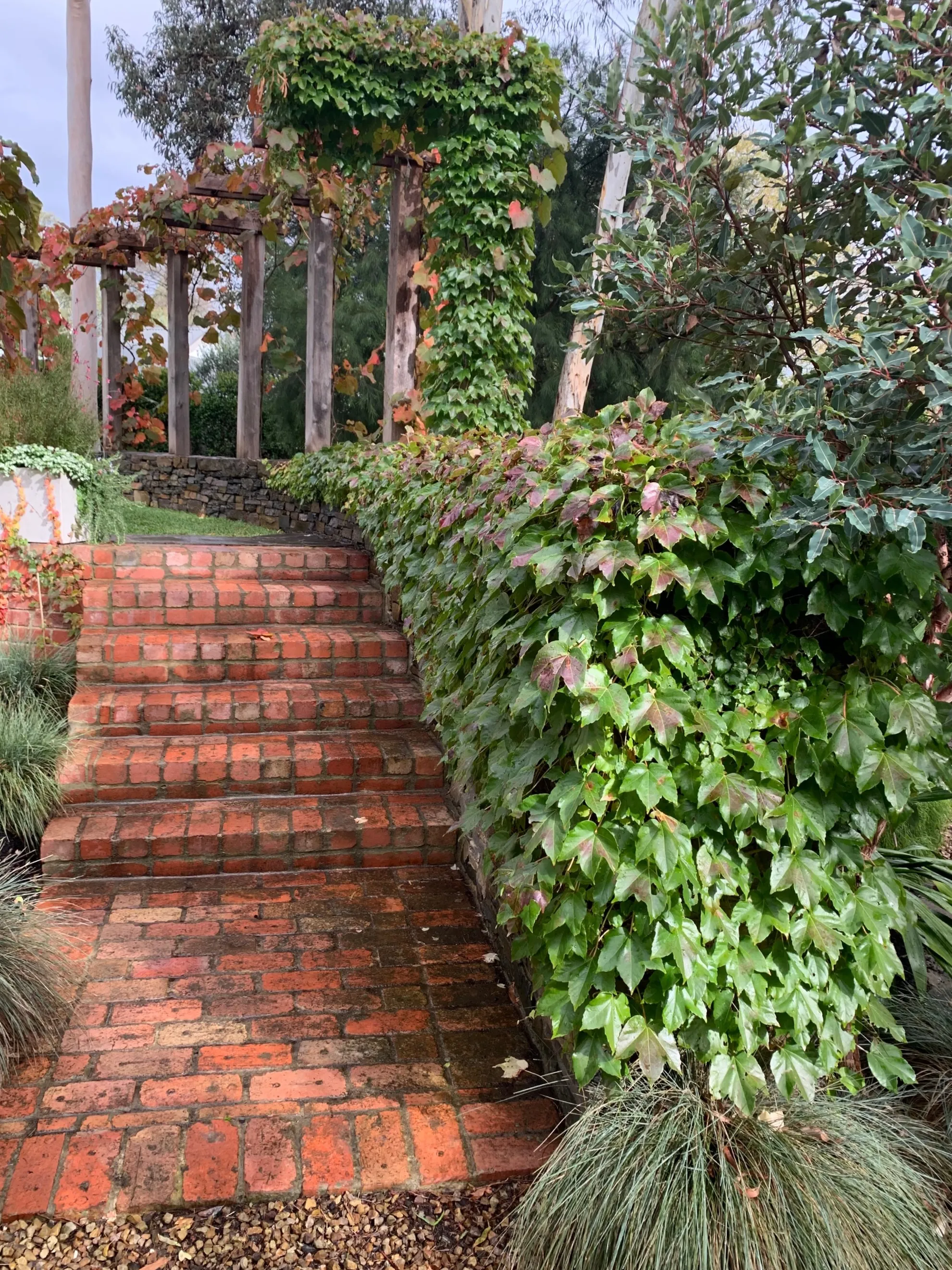 Red Brick Steps
